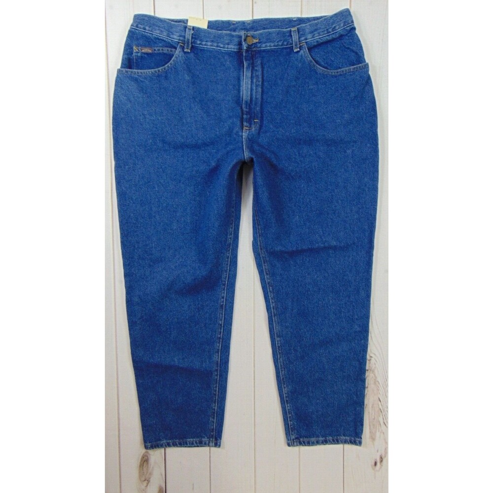 New Riders Jeans Women's Plus Size 24WP Dark Wash Denim Blue Relaxed Petite